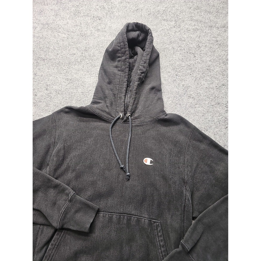 Champion Reverse Weave Hoodie Men's "Size Small" Black